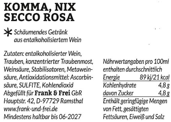 KOMMA NIX - MIXED 5+1 - ALKOHOLFREI -